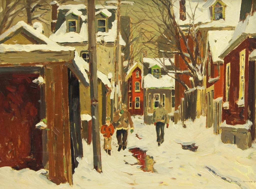 Arto Yuzbasiyan (1948) - Lane in Cabbagetown, Toronto