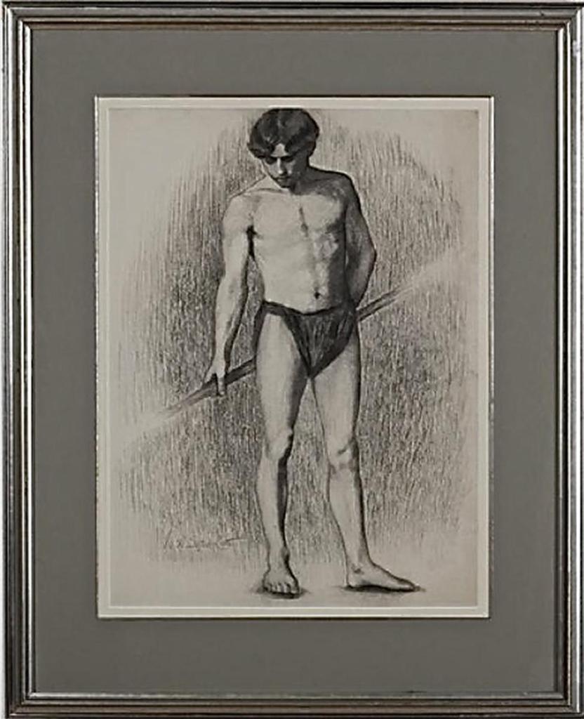 Marc-Aurèle de Foy Suzor-Coté (1869-1937) - Study Of A Young Man In  A Loincloth