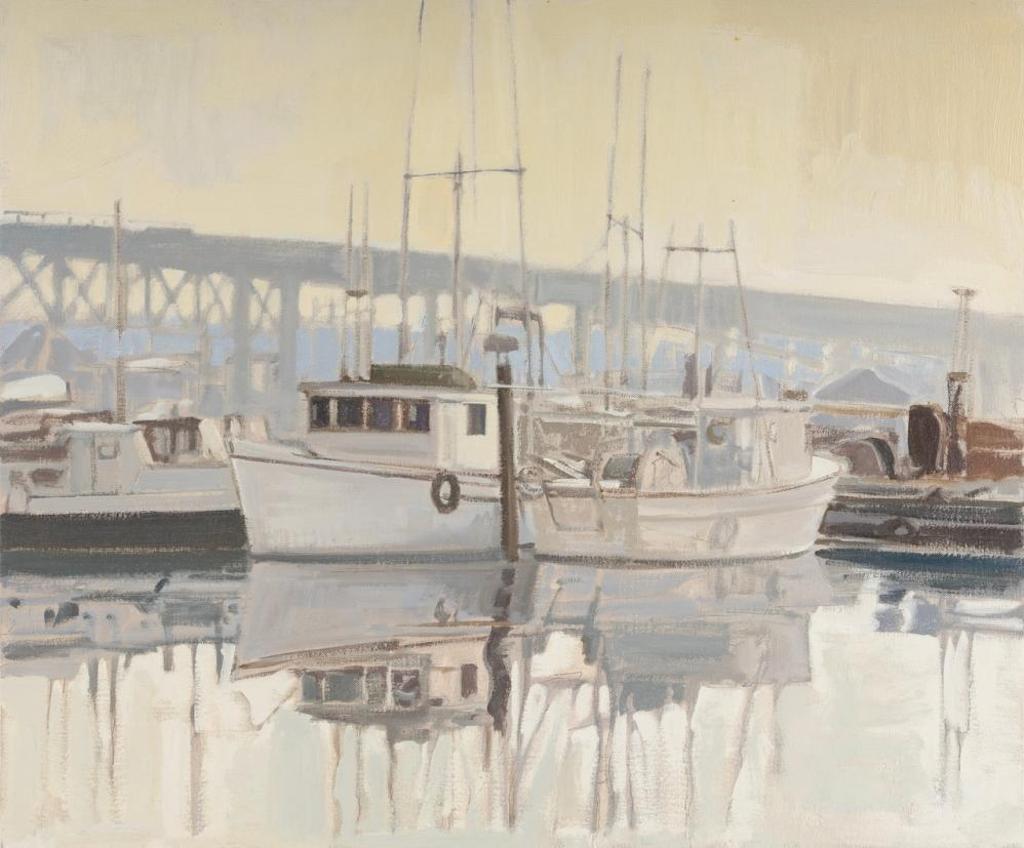 Peter Maxwell Ewart (1918-2001) - Boats in False Creek