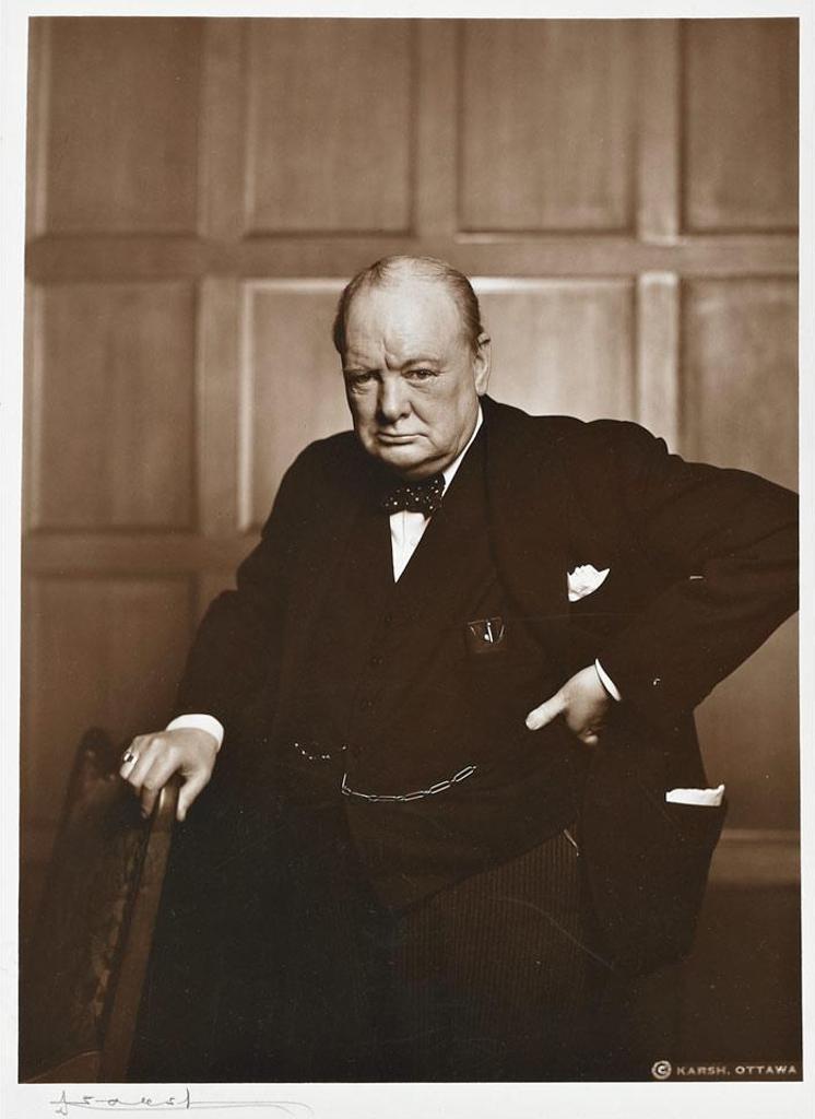Yousuf Karsh (1908-2002) - The Right Honourable Winston Churchill