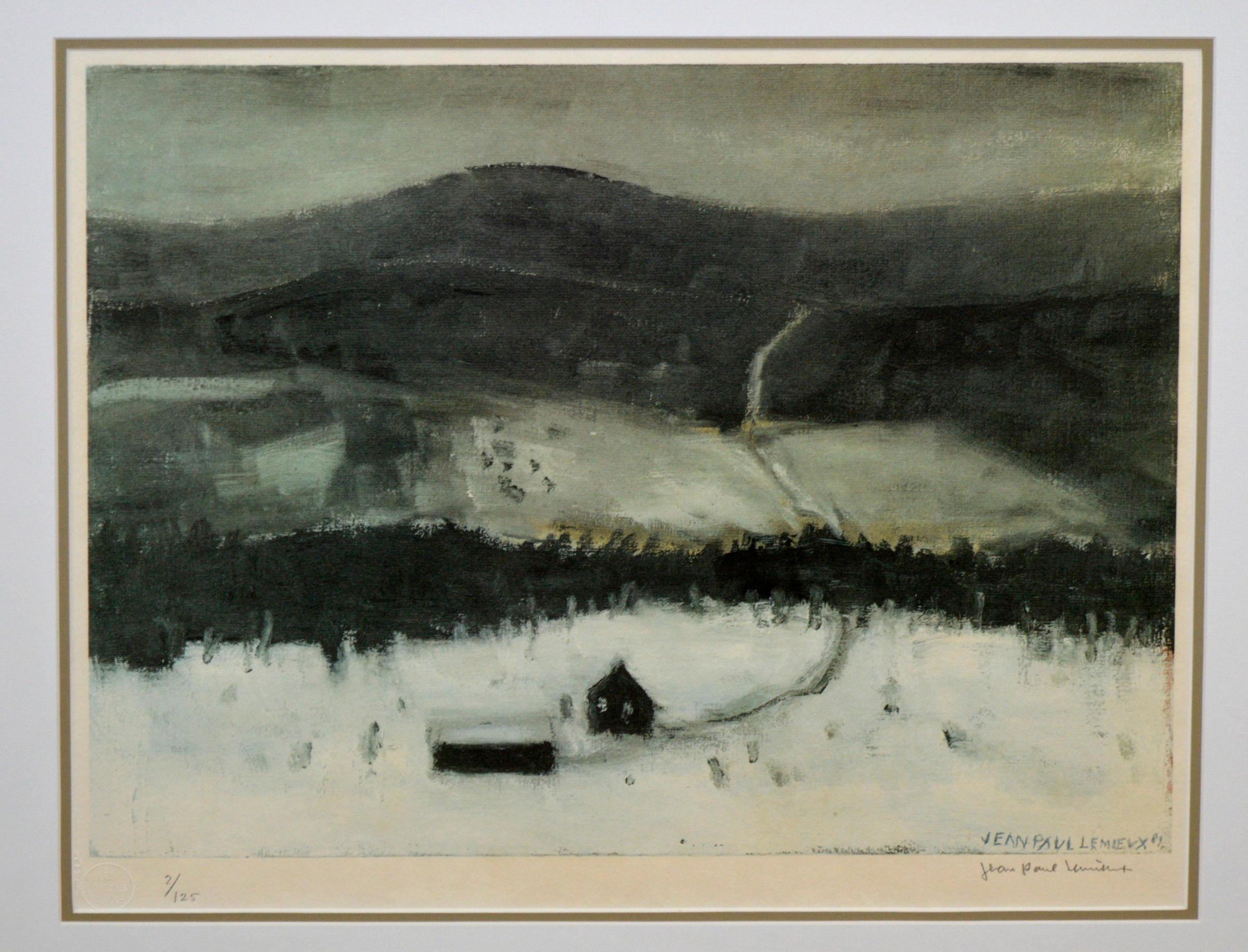 Jean Paul Lemieux (1904-1990) - Winter landscape