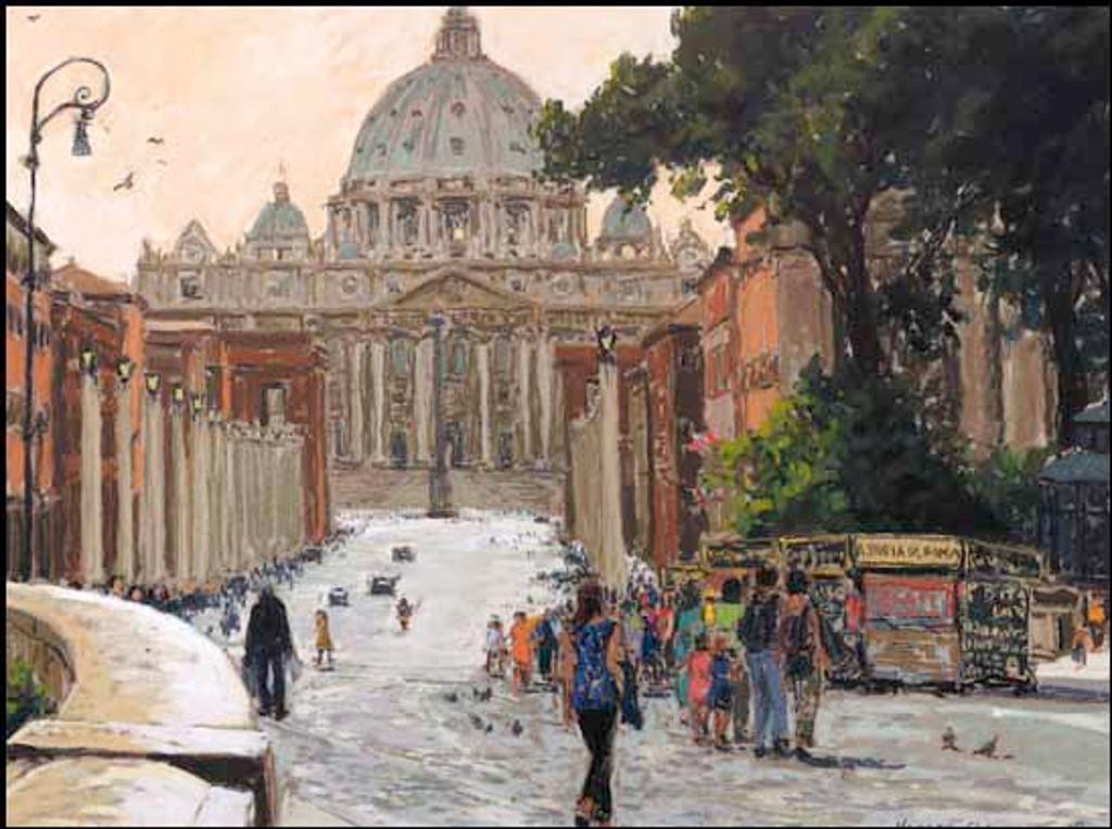 Horace Champagne (1937) - + 34º C, June, The Vatican, Rome, Italy (Yes and Hot Dogs too!)