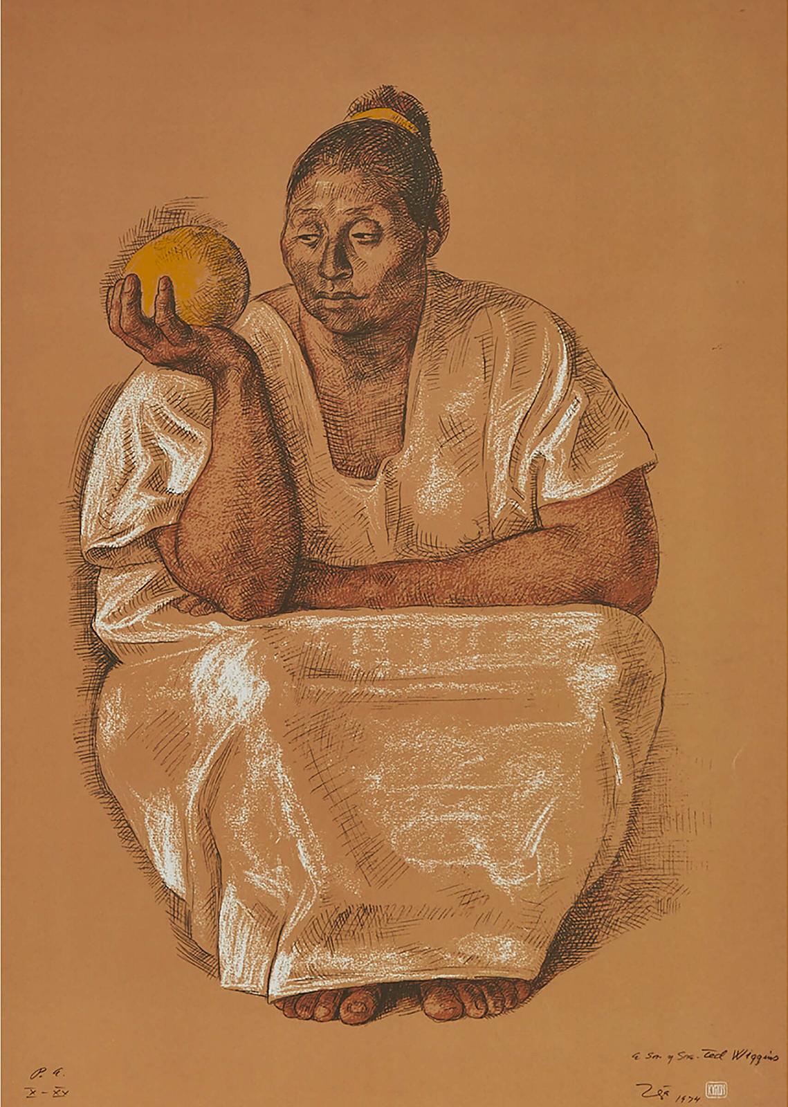 Francisco Zúñiga (1912-1998) - Mujer Con Nurajana, 1974 [brewster, 19]