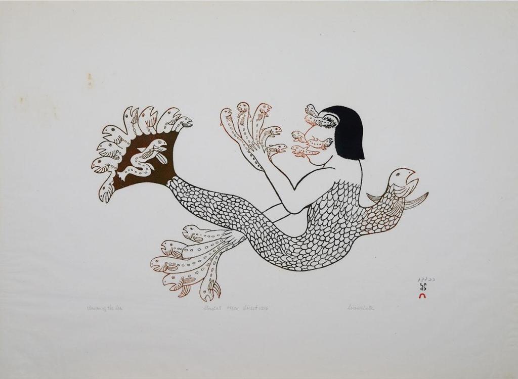 Sorosiluto Ashoona (1941) - Woman Of The Sea