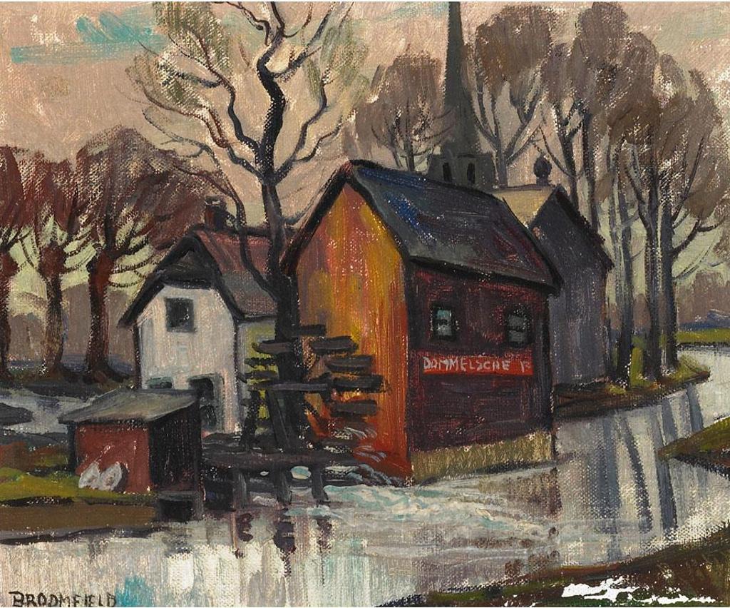 Adolphus George Broomfield (1906-1992) - Dutch Mill Near Valkenswaard, Holland, 1944