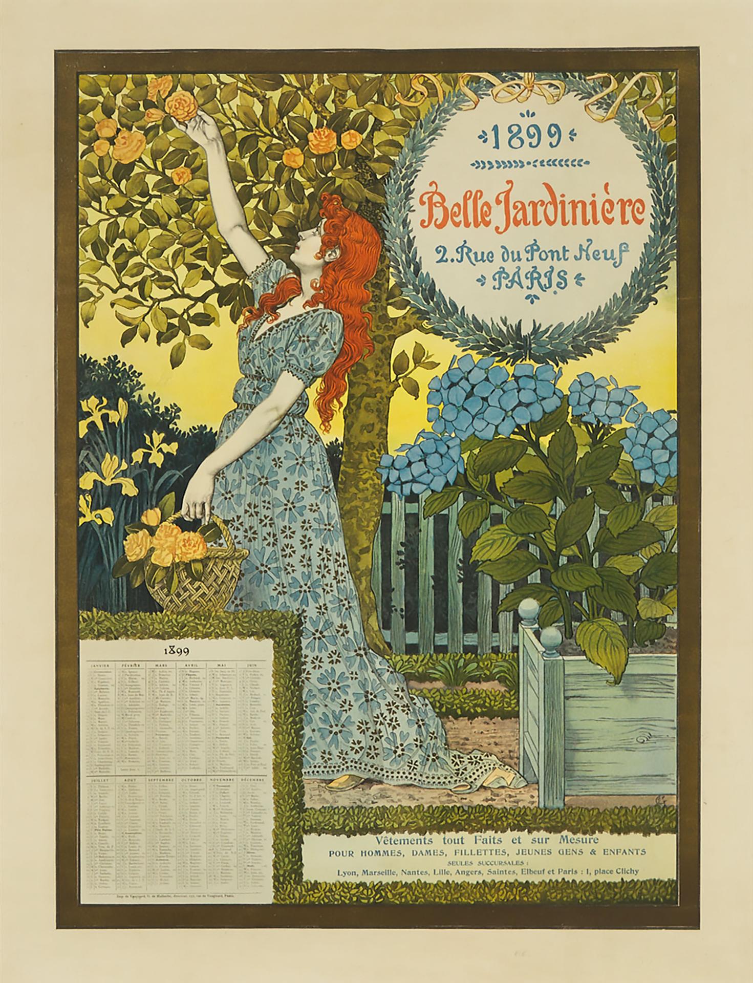Eugène Grasset (1841-1917) - Belle Jardinière, 1898