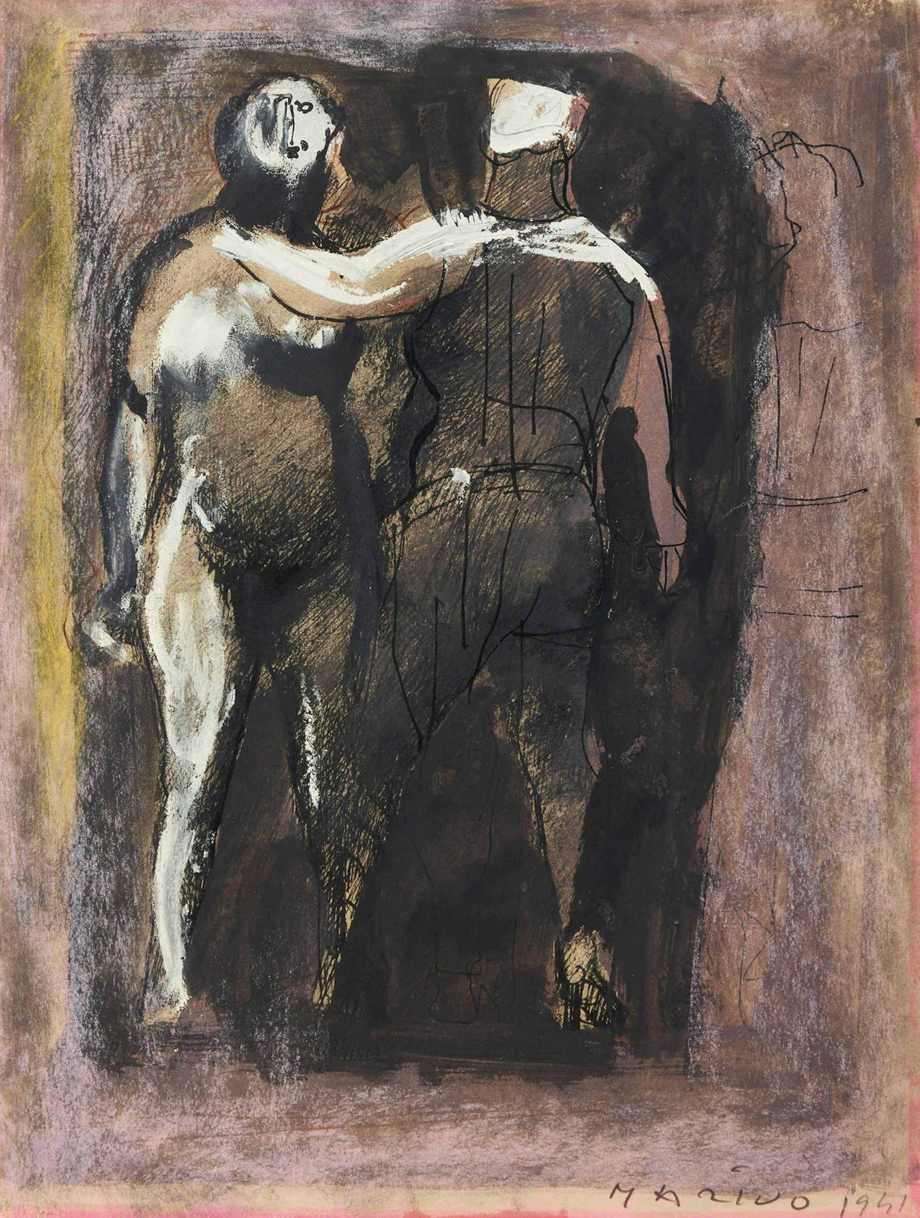 Marino Marini (1901-1980) - Due figure