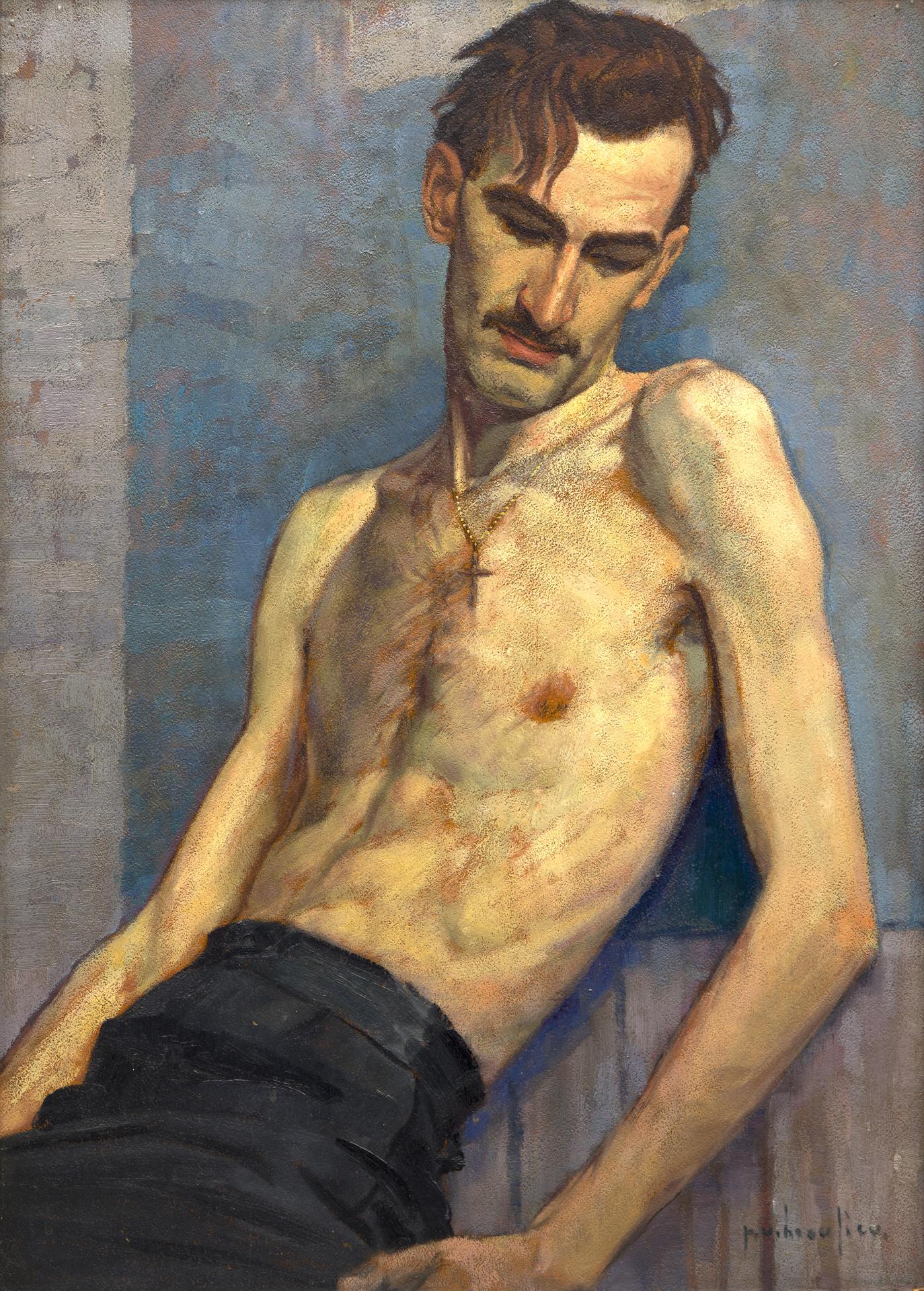Paul Vanier Beaulieu (1910-1996) - Sans titre (Portrait d’Édouard Fiset) / Untitled (Portrait of Édouard Fiset), c. 1943