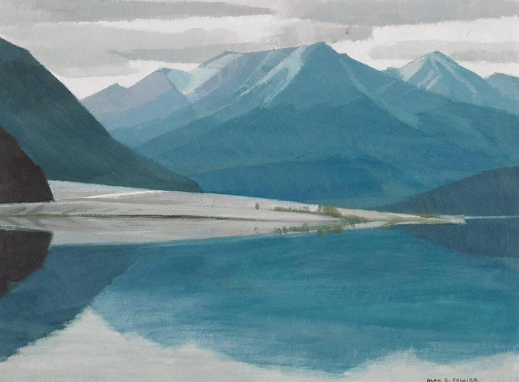 Alan Caswell Collier (1911-1990) - Muncho Lake On Alaska Highway