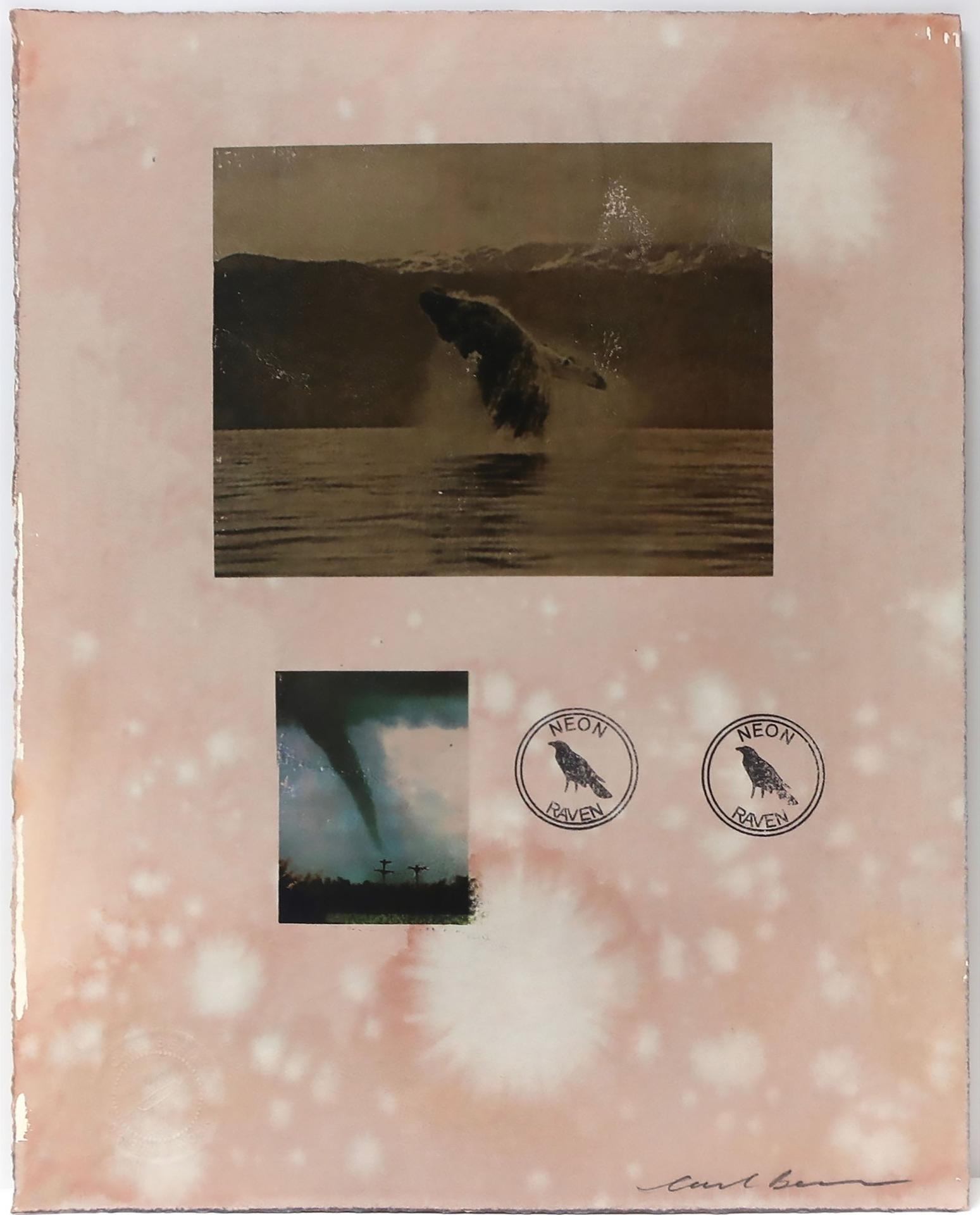Carl Beam (1943-2005) - Untitled (Breaching Whale/Tornado)