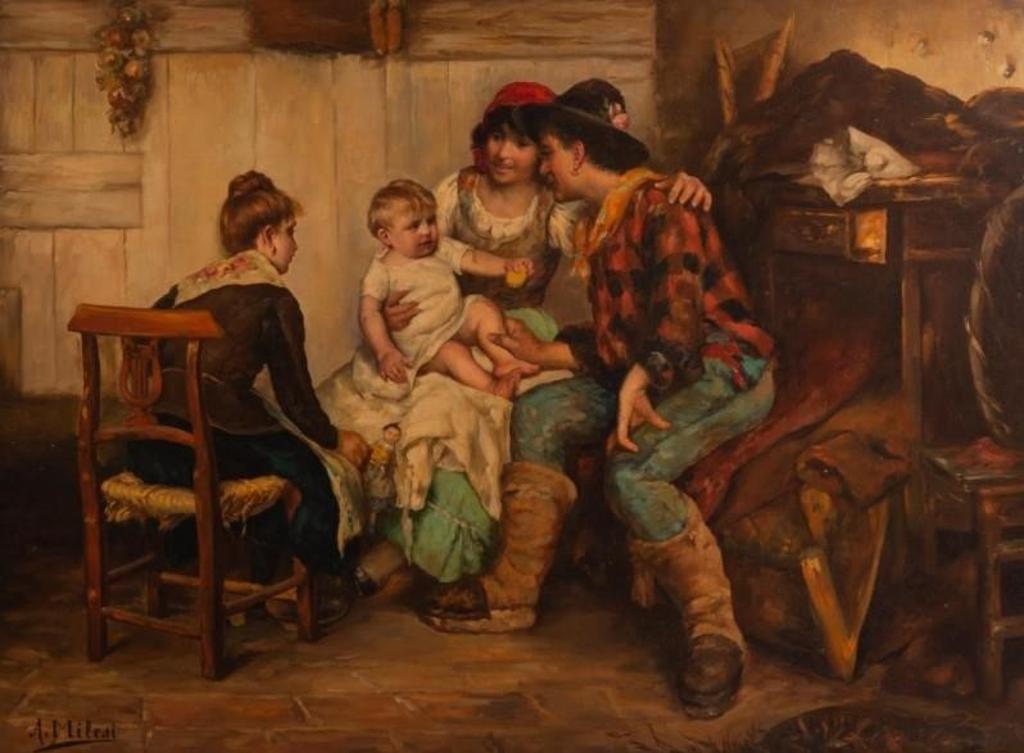 Alessandro Milesi (1856-1945) - Happy Family