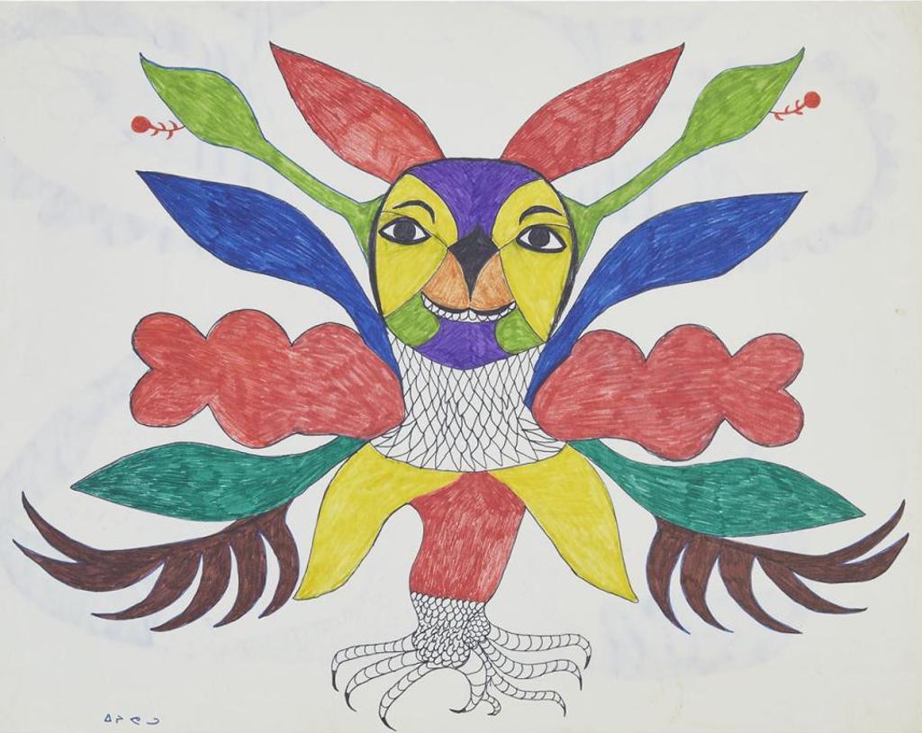 Eegyvudluk Pootoogook (1931-1999) - Owl Spirit