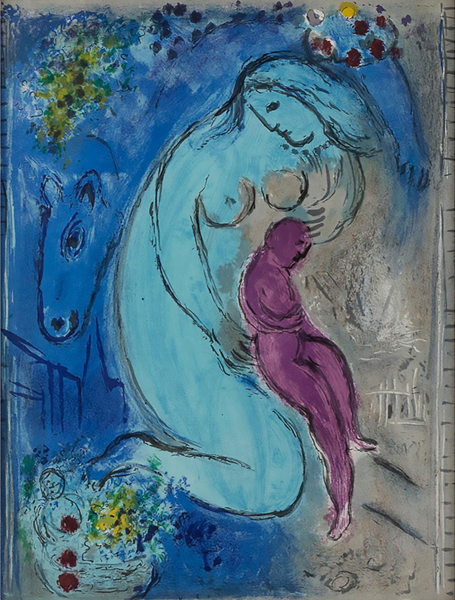 Marc Chagall (1887-1985) - Quai Aux Fleurs, From Derrière Le Miroir, 1954 [m. 99; C. Books 24]