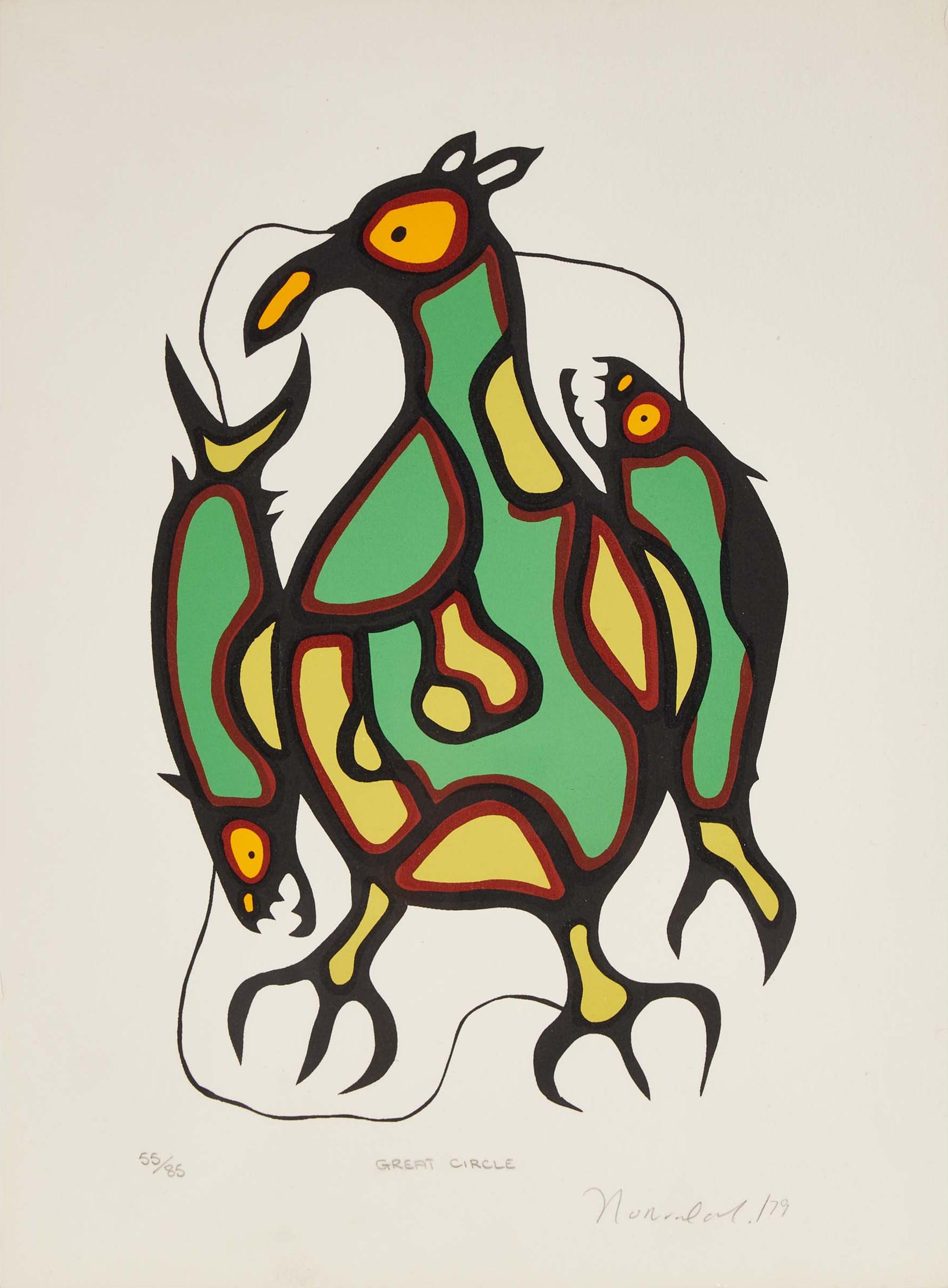 Norval H. Morrisseau (1931-2007) - Great Circle, 1979