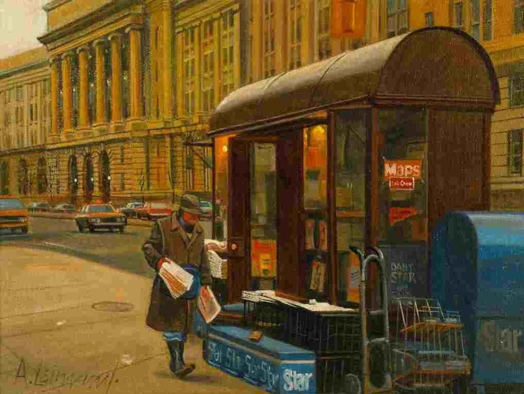 Andris Leimanis (1938) - The Newsstand Front & Bay