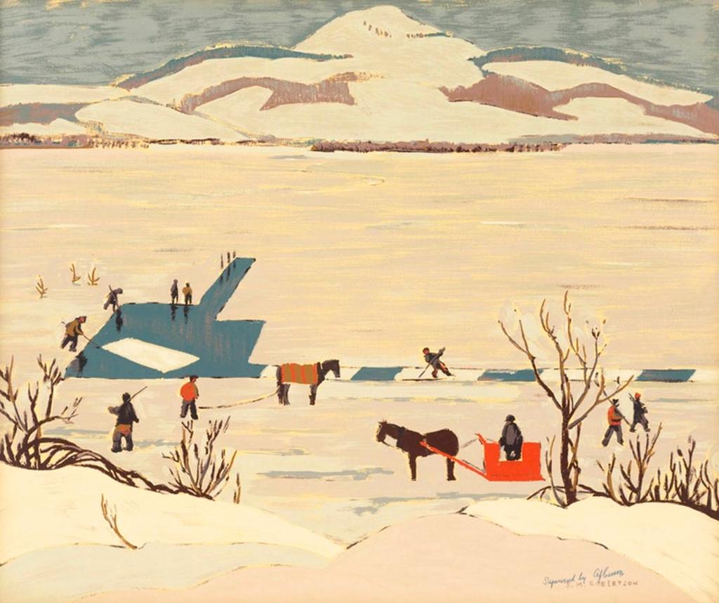 Sarah Margaret Armour Robertson (1891-1948) - Ice Cutting