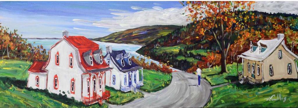 Roland Tremblay (1955) - Sur la vieille route  Charlevoix  P.Q