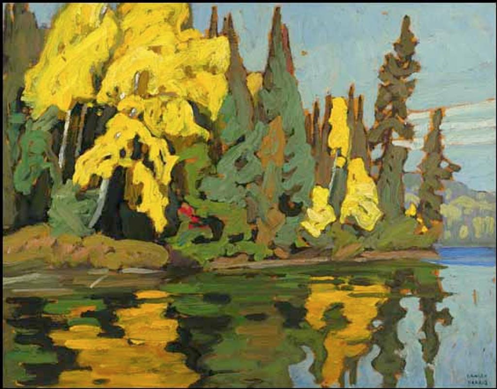 Lawren Stewart Harris (1885-1970) - Mongoose Lake, Algoma II (Algoma Sketches XI)