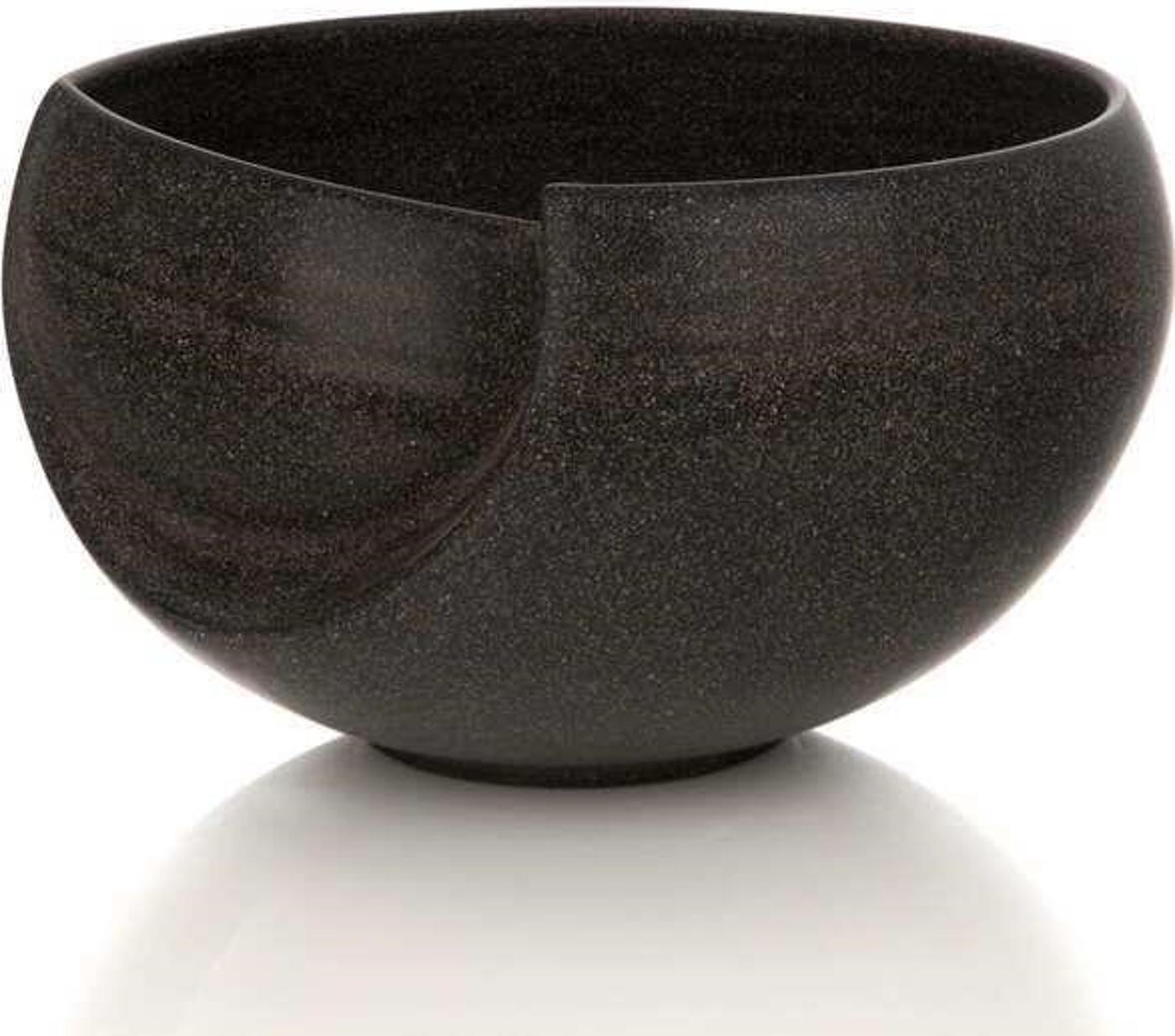 Sarah Jane Selwood (1969) - Double inversion stoneware bowl with speckles of white throughout