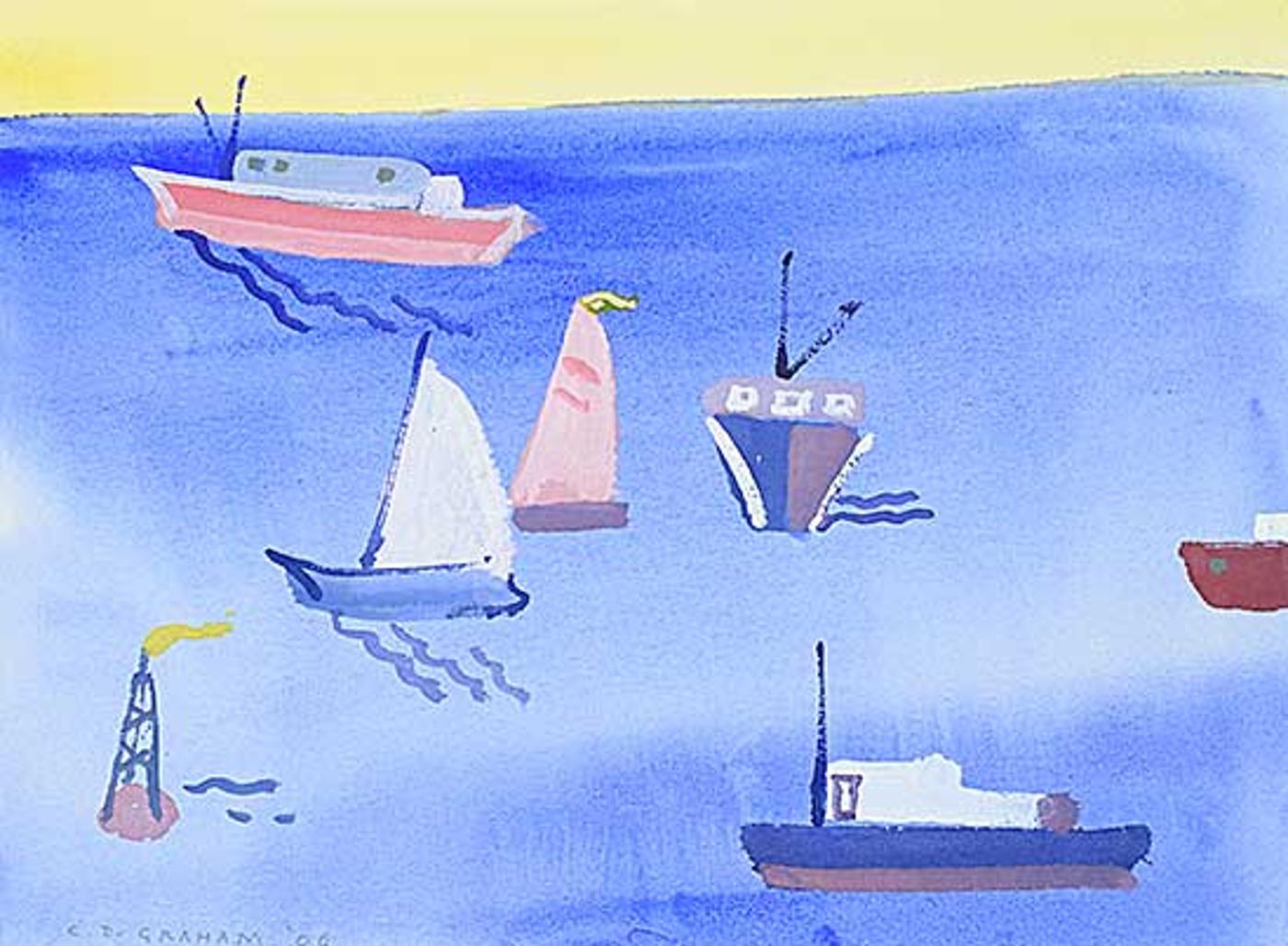 Colin D. Graham (1915-2010) - Untitled - Nautical Race