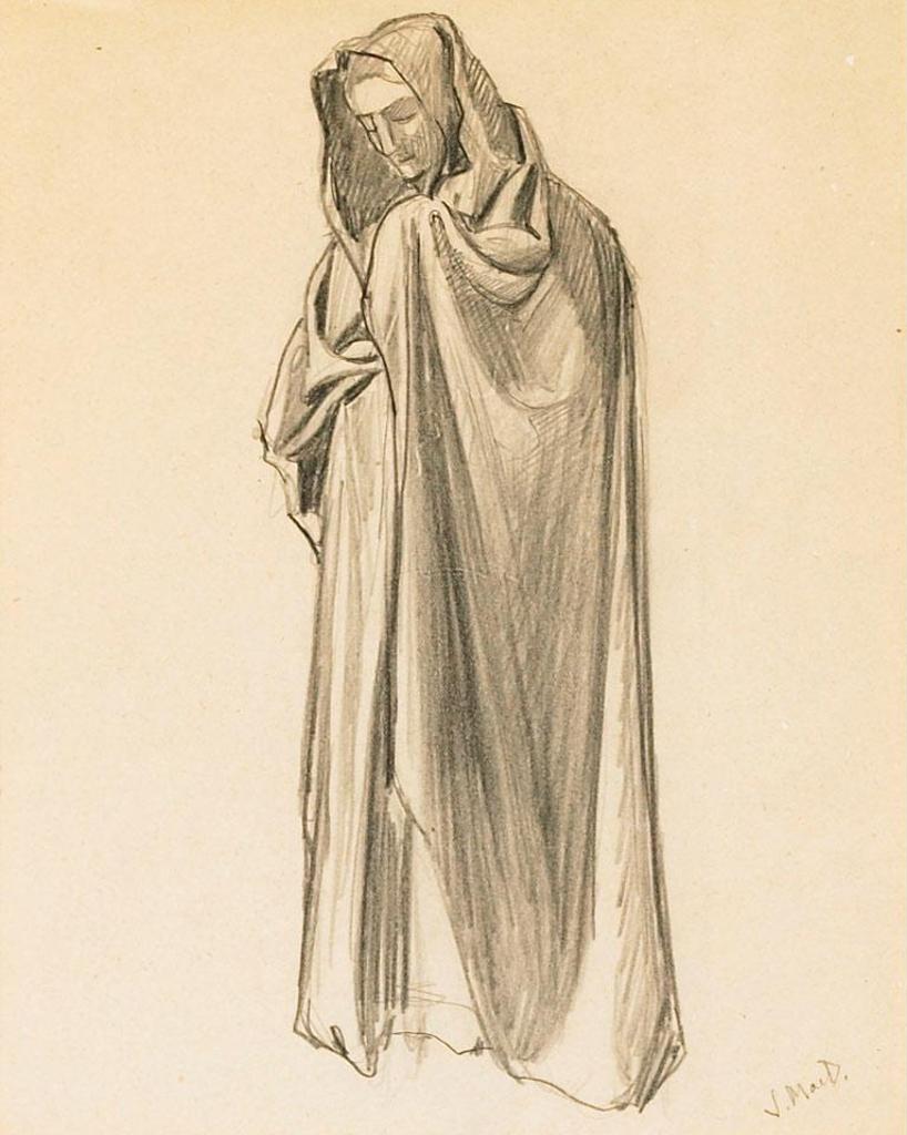 James Edward Hervey (J.E.H.) MacDonald (1873-1932) - Cloaked Figure