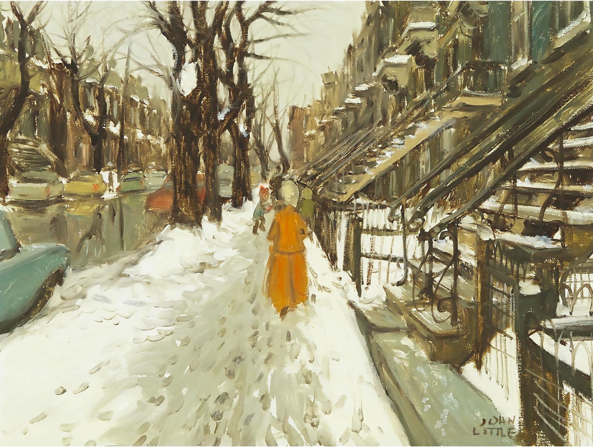 John Geoffrey Caruthers Little (1928-1984) - Rue Berri, Montreal, 1971