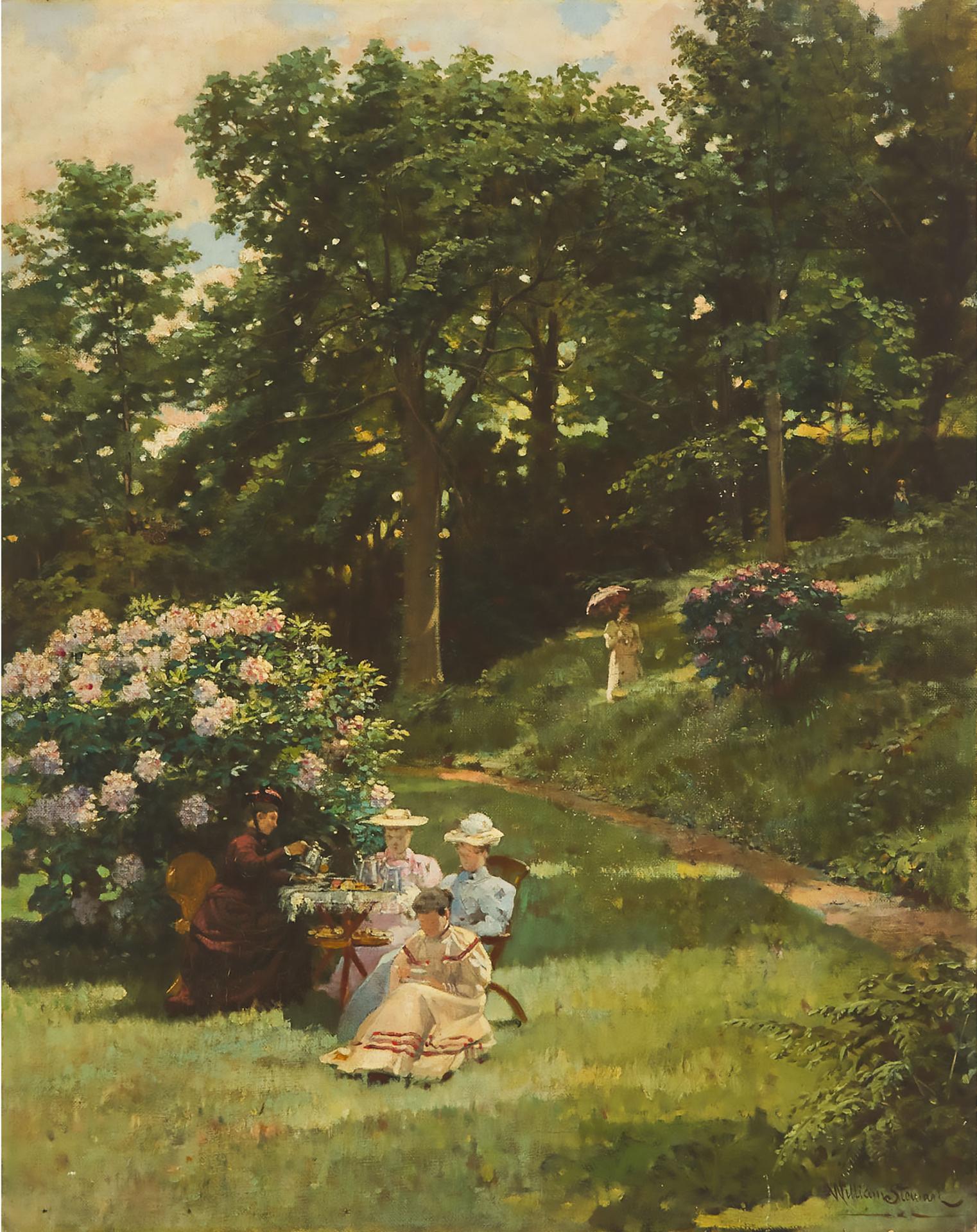 William Stewart (1823-1906) - A Corner Of My Garden - No. 1