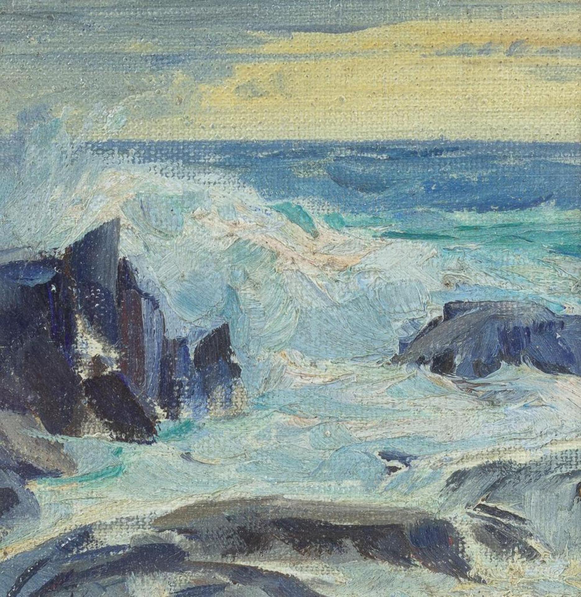 Peter Maxwell Ewart (1918-2001) - Untitled - Rocky Seascape