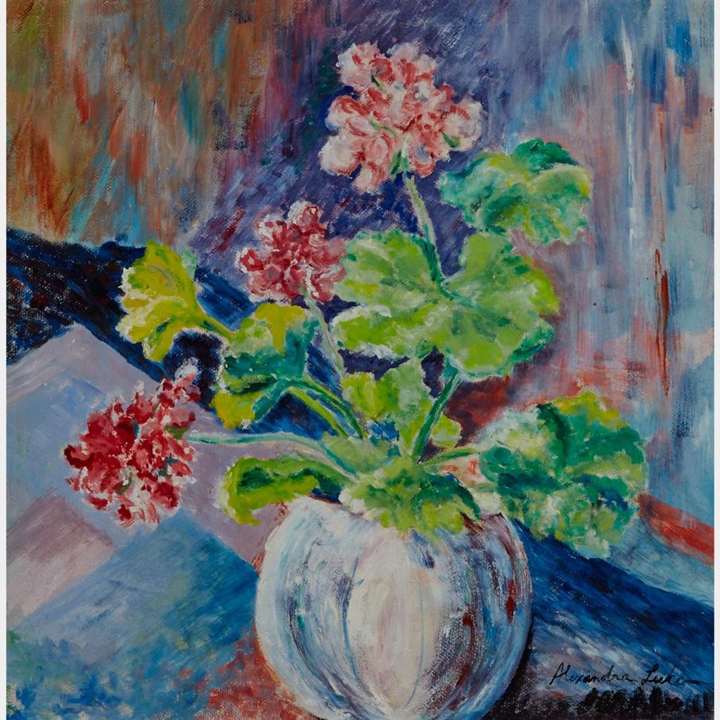 Alexandra Luke (1901-1967) - Flower Still-Life, 1960