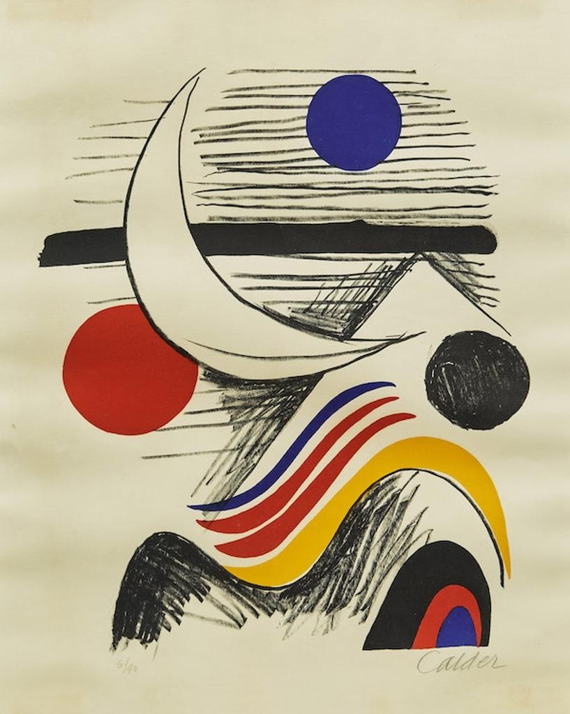 Alexander Calder (1898-1976) - La lune et la montagne