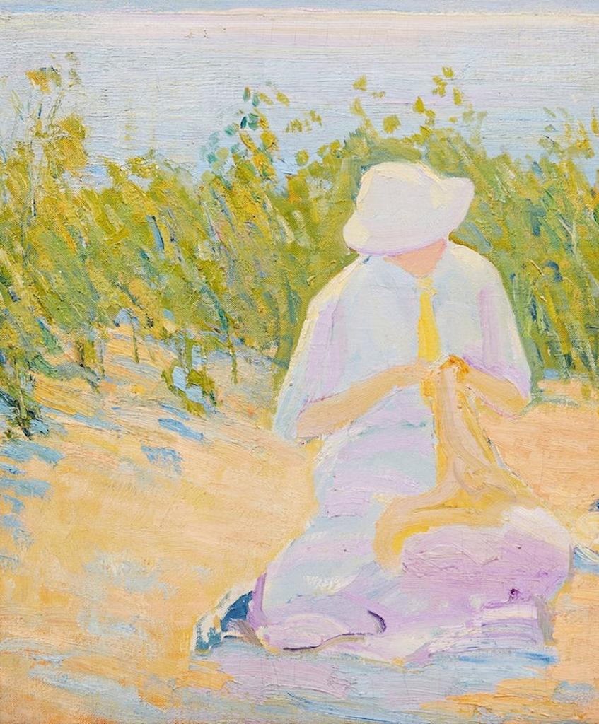 Frederick William Hutchison (1871-1953) - Woman on the Beach
