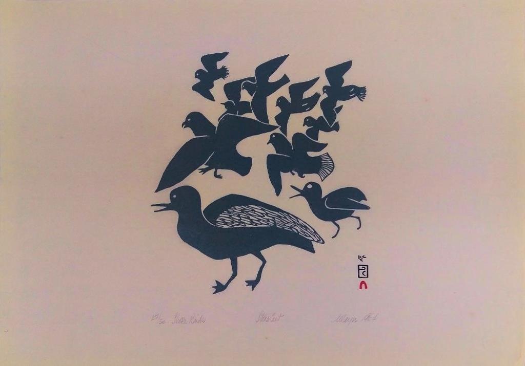 Ulayu Pingwartok (1904-1978) - Shore Birds, 1964