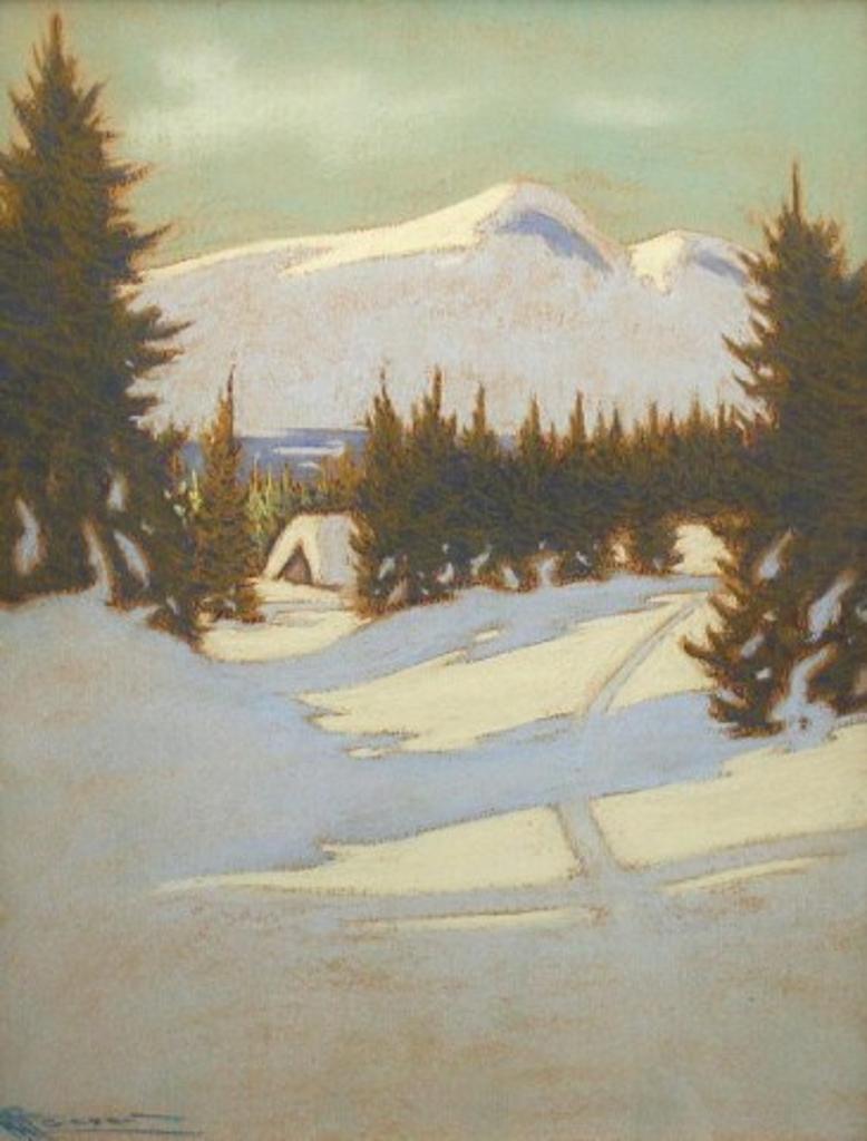 Halfred A. Tygesen (1890-1951) - Chalet In Winter