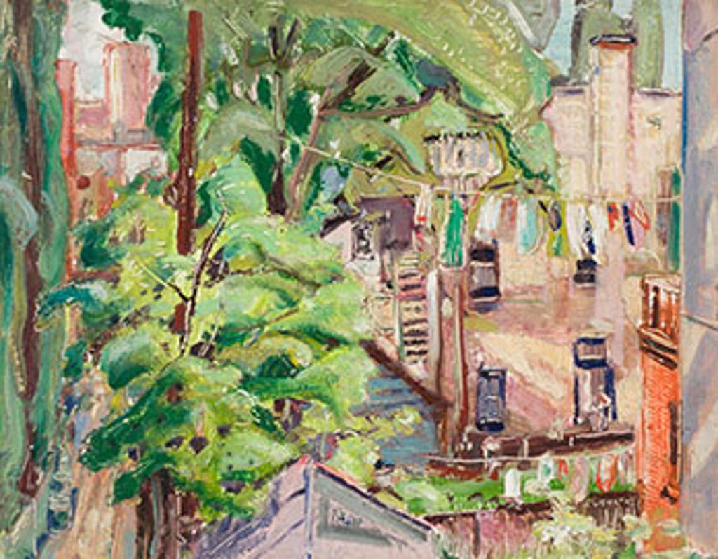 Arthur Lismer (1885-1969) - Montreal Street Scene