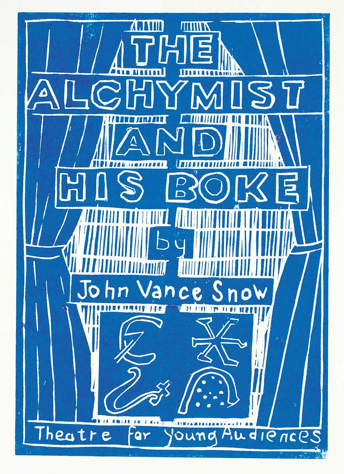 John Harold Thomas Snow (1911-2004) - Untitled - The Alchymist and his Boke