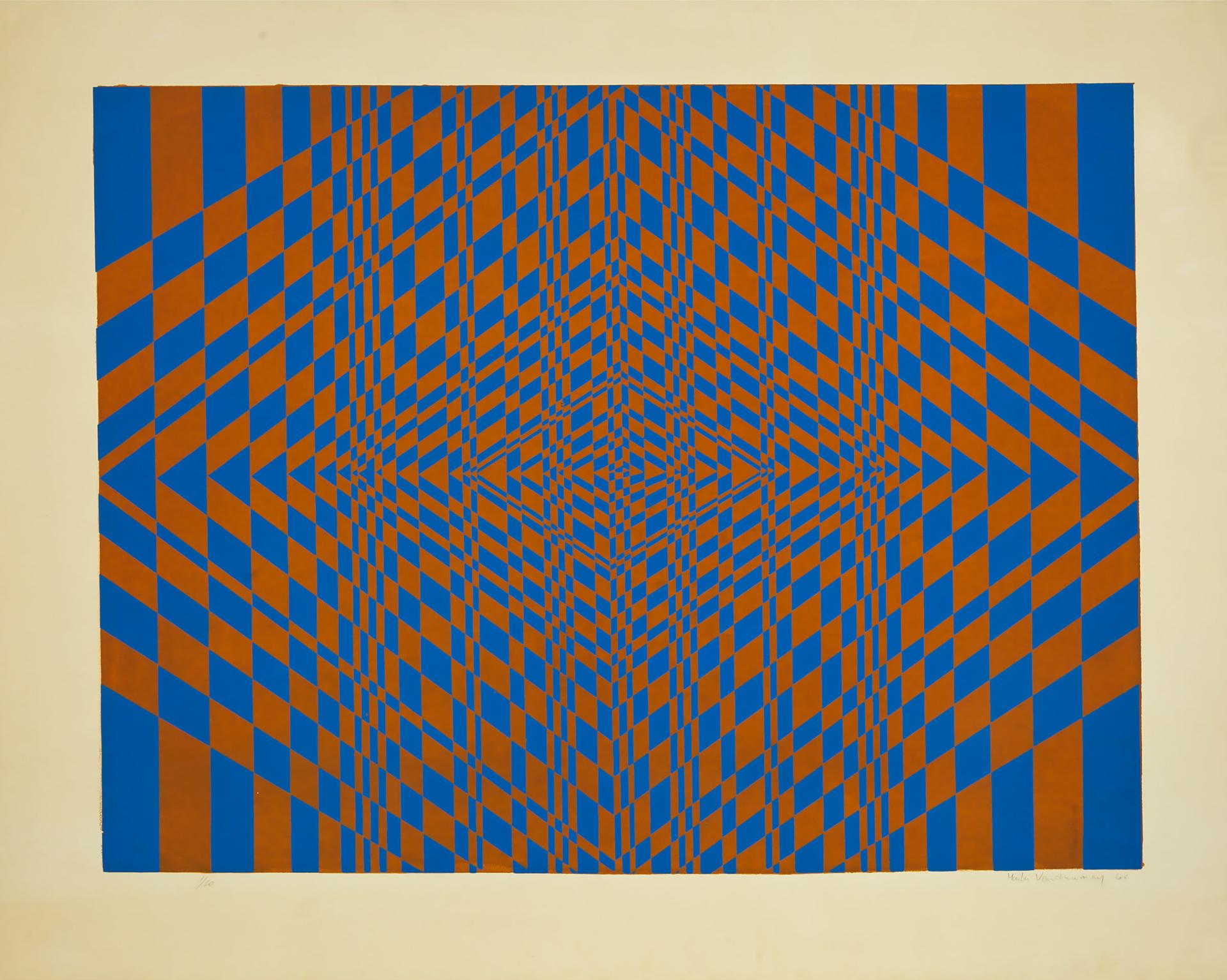 Robert Van der May (1943-2015) - Untitled (Optic Print), 1964