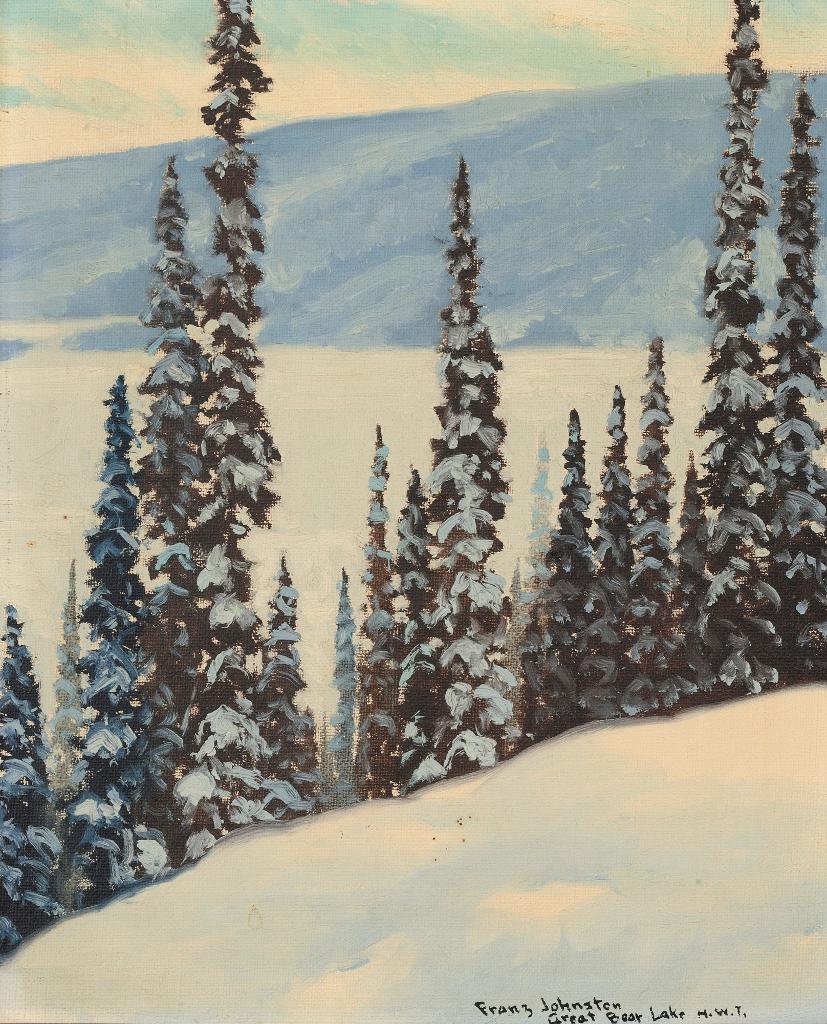 Frank (Franz) Hans Johnston (1888-1949) - Winter Morning, Cameron Bay, Great Bear Lake, N.W.T.