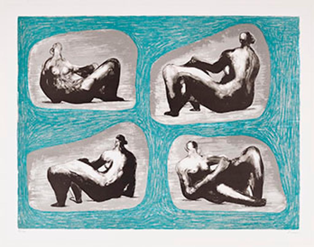 Henry Spencer Moore (1898-1986) - Four Reclining Figures - Caves