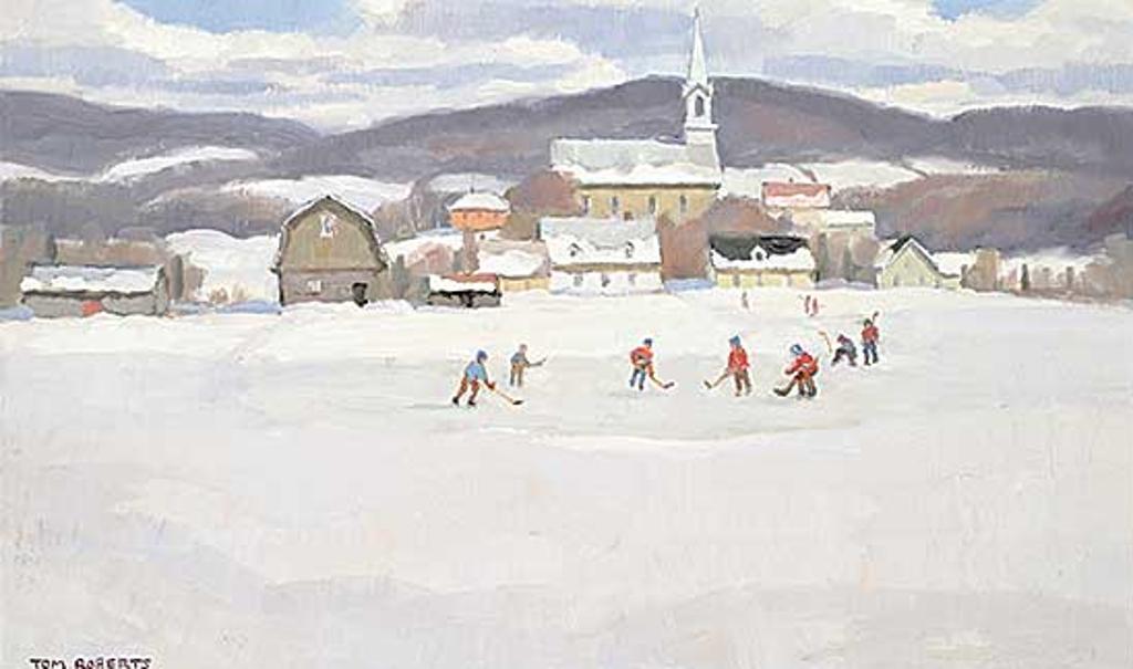 Thomas Keith (Tom) Roberts (1909-1998) - Afternoon Hockey - St. Philippe