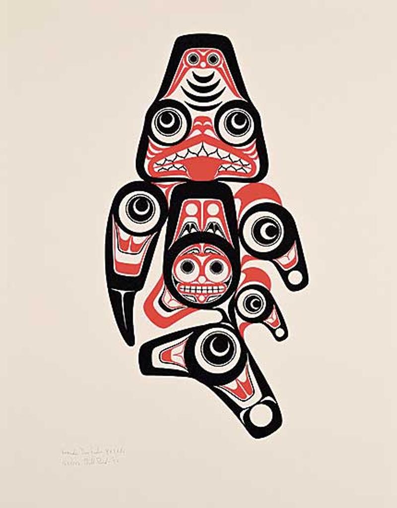 Bill (William) Ronald Reid (1920-1998) - Haida Dogfish #162/450