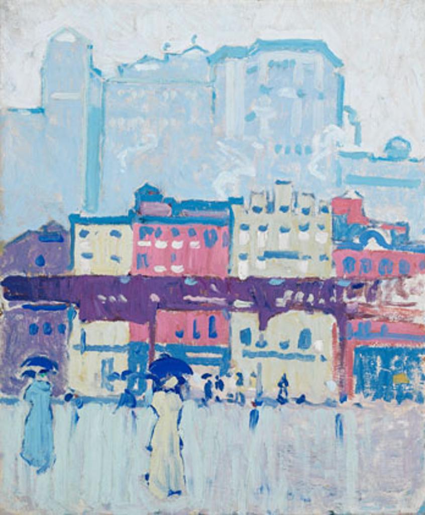 David Browne Milne (1882-1953) - City Rain