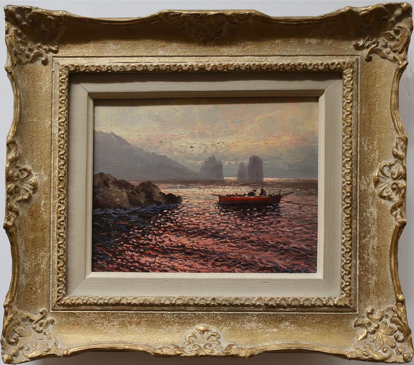 Nicola Costanzi (1893-1967) - Capri Coastal Scene