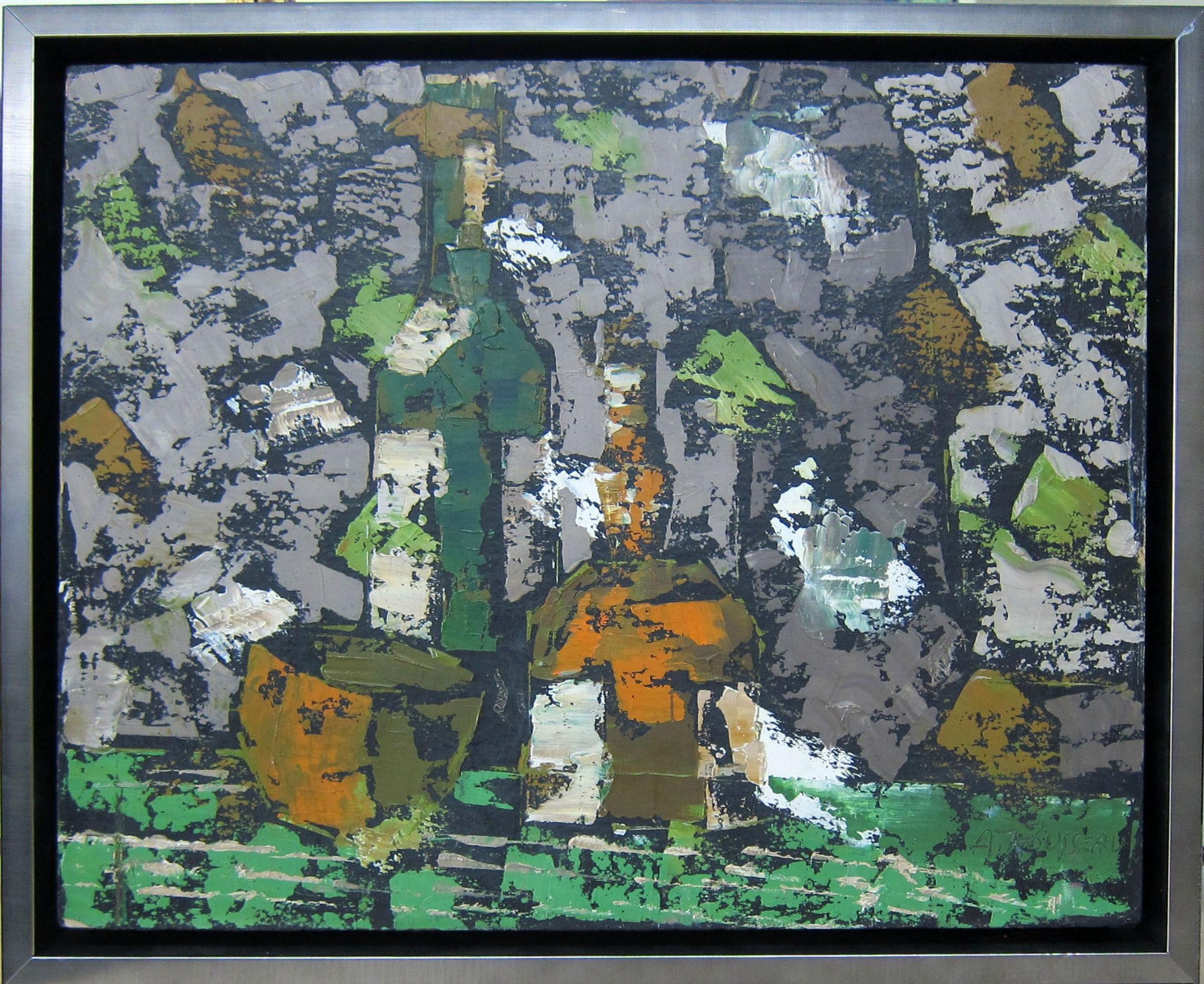 Albert Rousseau (1908-1982) - Nature morte avec bouteilles