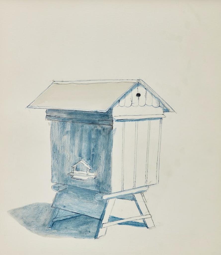 William Kurelek (1927-1977) - Beehive (from 100 Last Drawings)