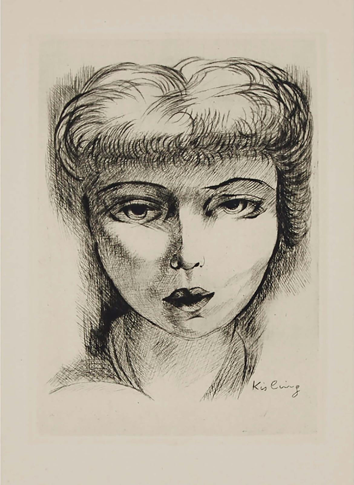Moïse Kisling (1891-1953) - Tête De Femme