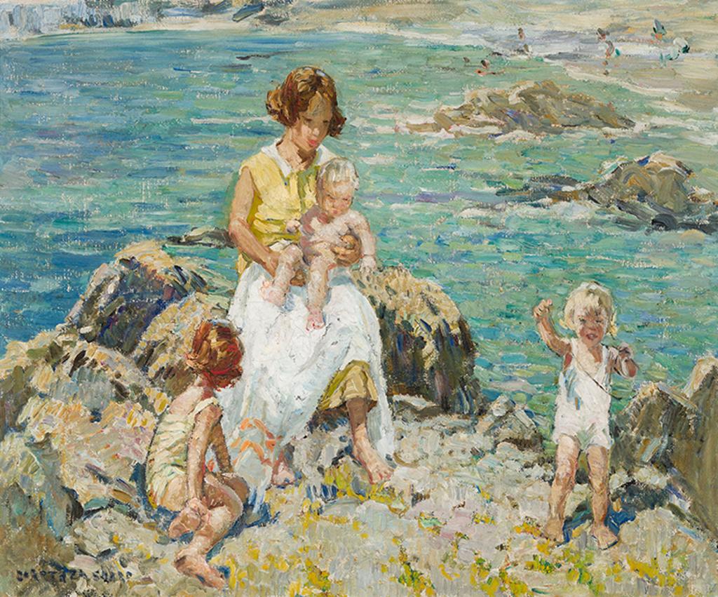 Dorothea Sharp (1874-1955) - At the Seashore