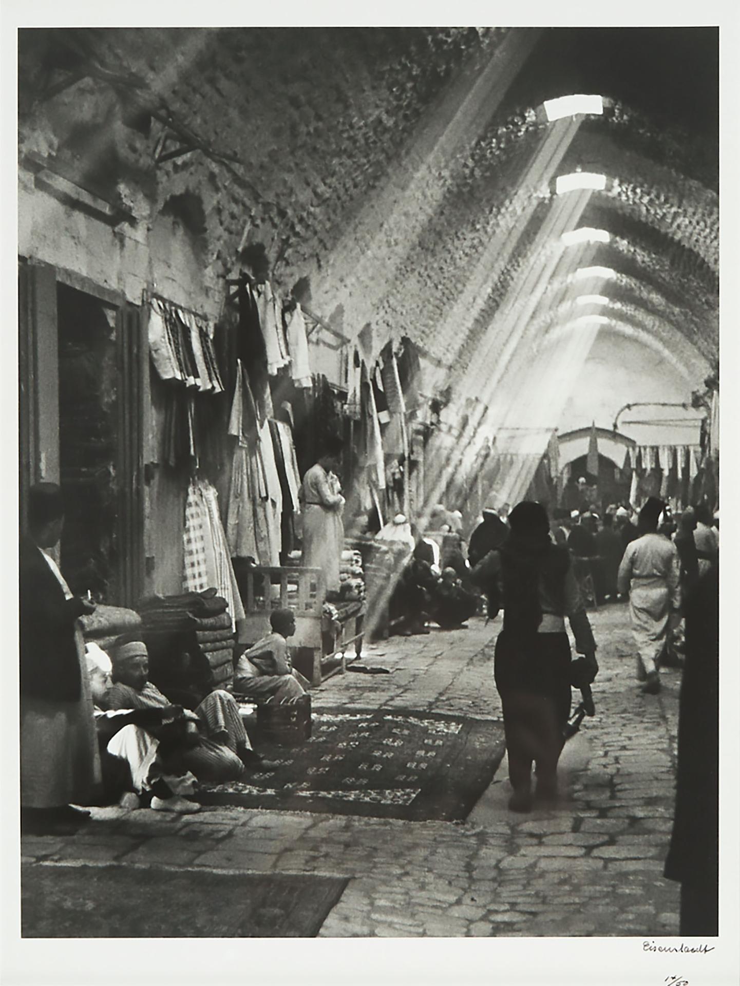 Alfred Eisenstaedt (1898-1995) - Covered Bazaar, Aleppo, Syria, 1934 (Printed 1979)