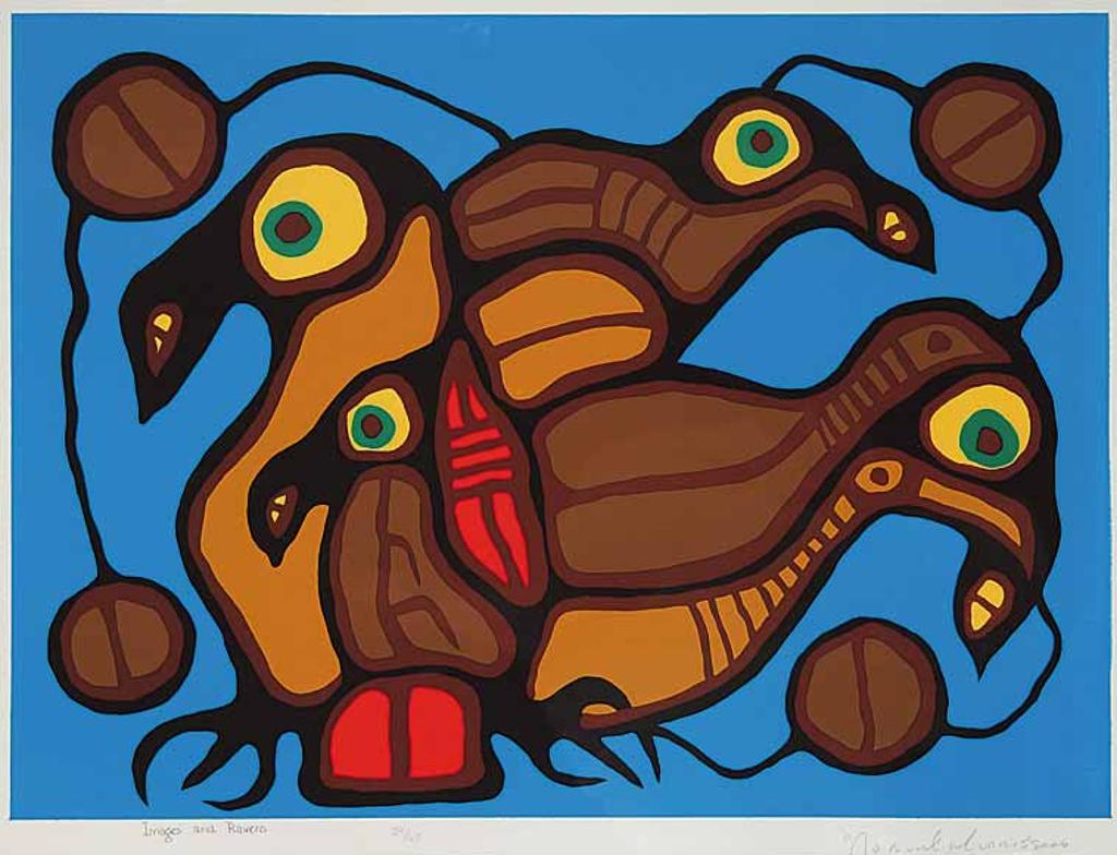 Norval H. Morrisseau (1931-2007) - Images and Ravens  #39/60
