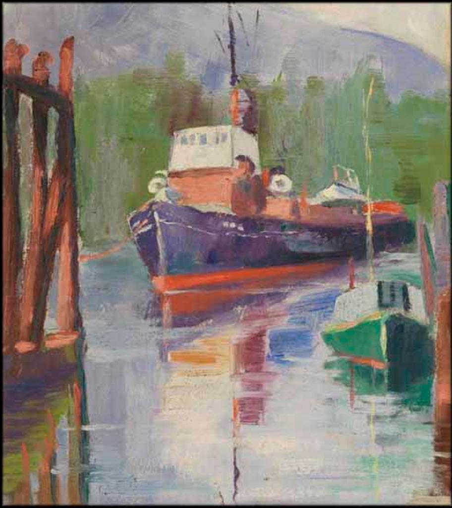 Stateira Frame (1870-1935) - The Tugs, Coal Harbour