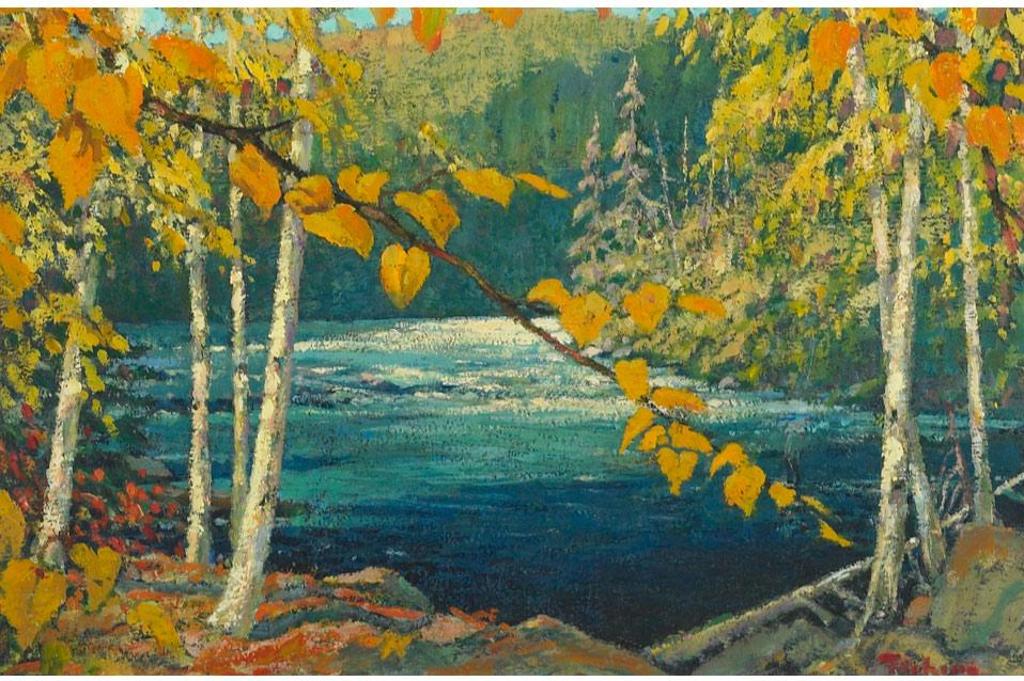 William Thurston Topham (1888-1966) - Silver And Gold, North River
